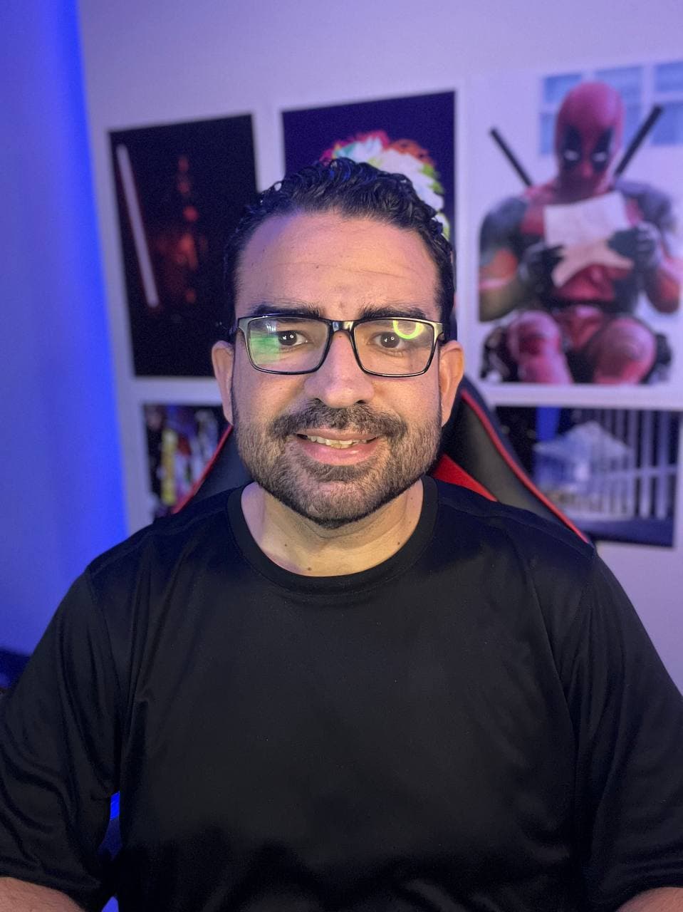 Richard Bocaranda en su escritorio